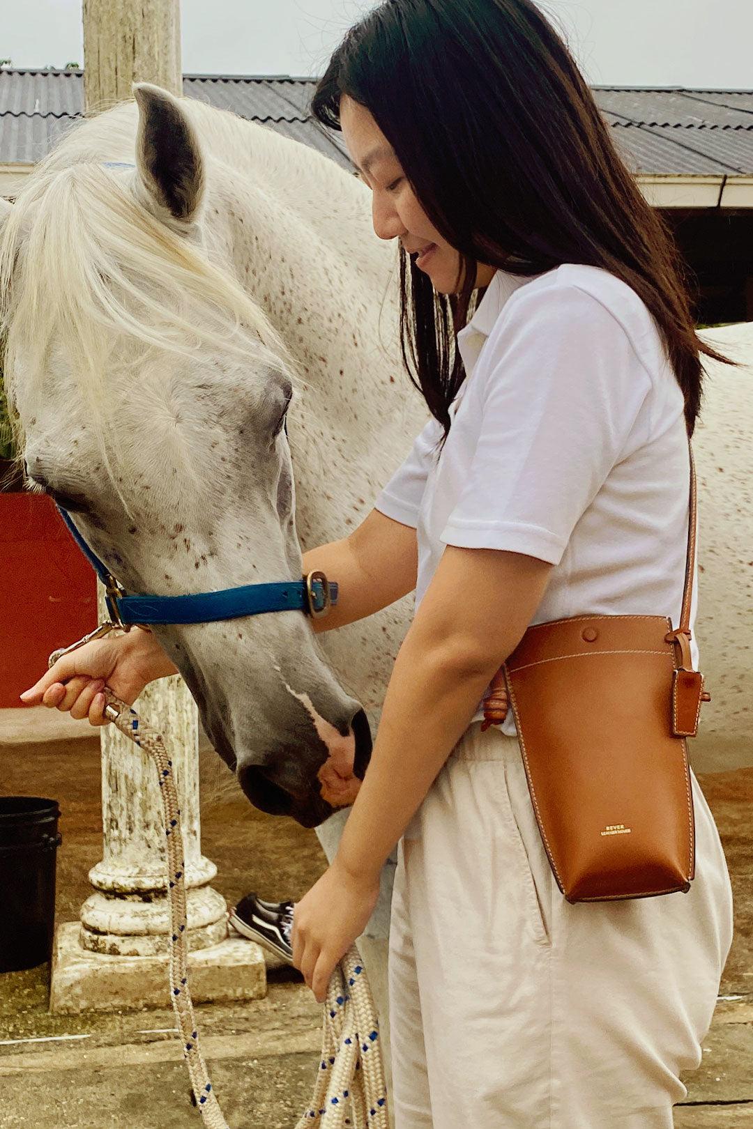 At the stables - Rever Leather Goods