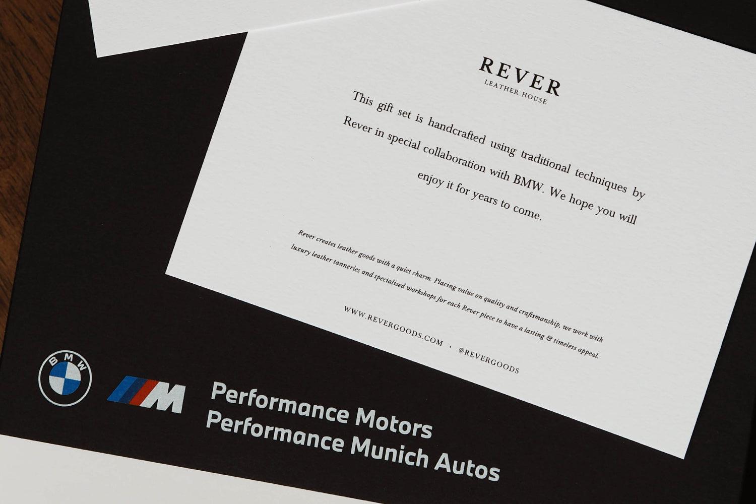 BMW Performance Motors - Rever Leather Goods