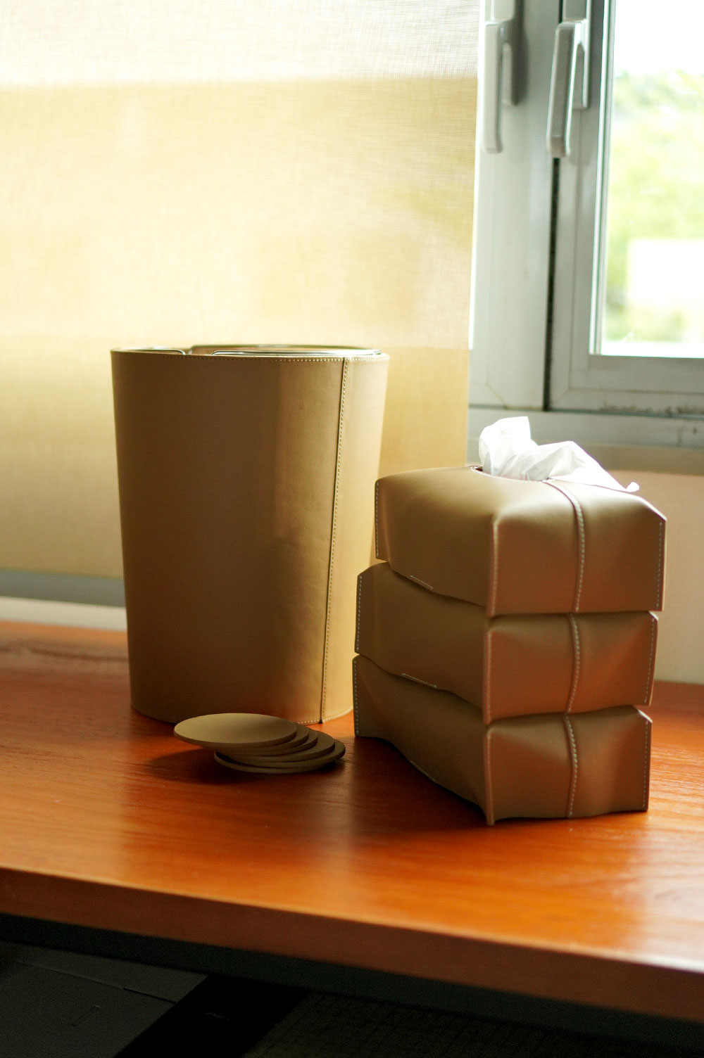 TVS Motors Leather Office Stationery - Rever customised corporate gifts