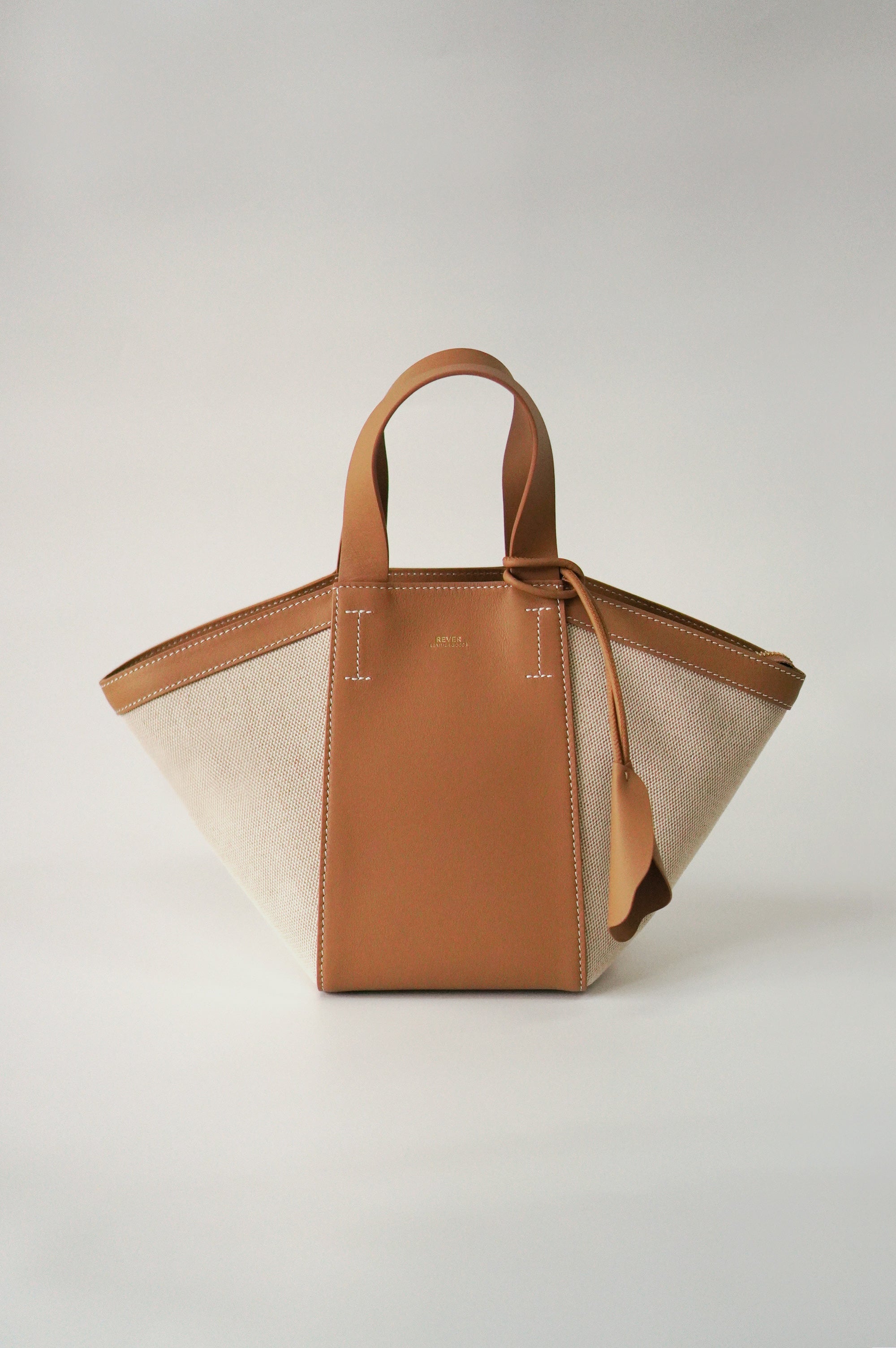 Basket Canvas Tote Bag in Honey Oat