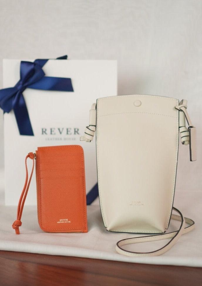 phone-bag-milk-card-wallet-orange-gift-set