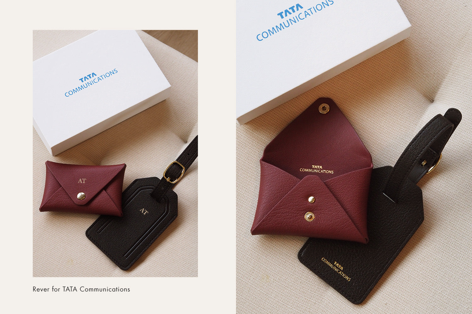 Customised Card Holder and Luggage Tag Corporate Gift Set Singapore