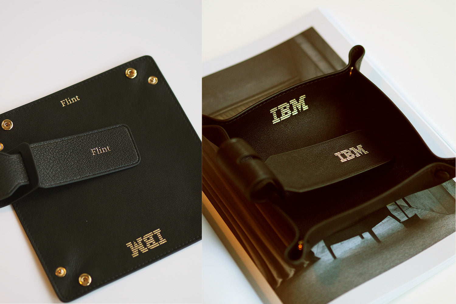 Customised Valet Tray and Luggage Tag Corporate Gift Set Singapore