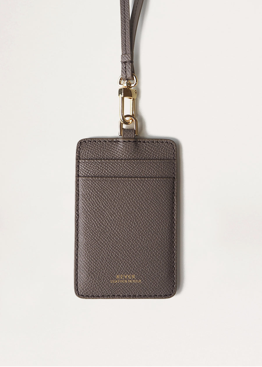 Lanyard Card Holder in Smoke colour