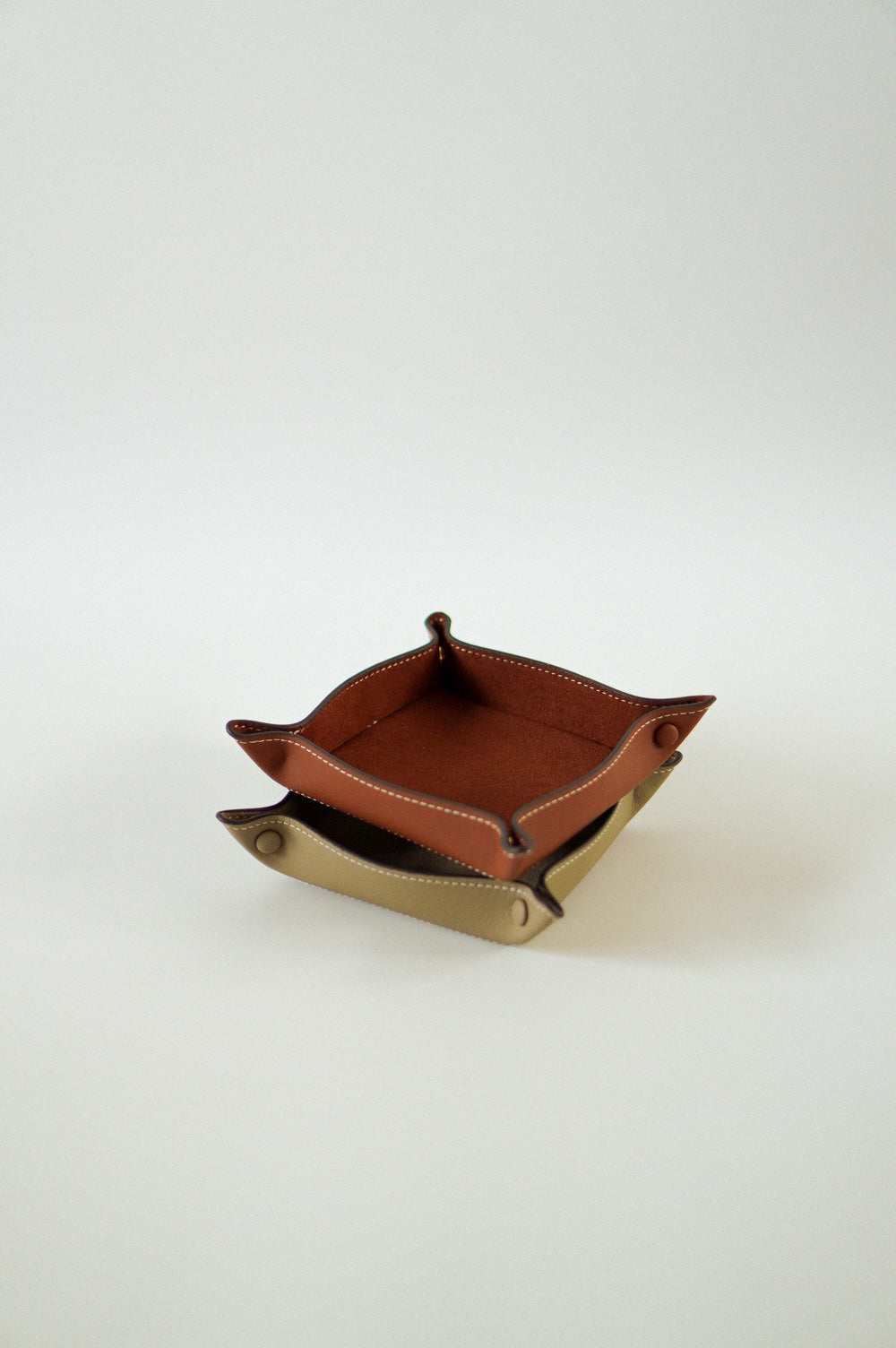 Alfred Medium Valet Tray Duo in Maple & Biscuit Personalised Gifts Singapore