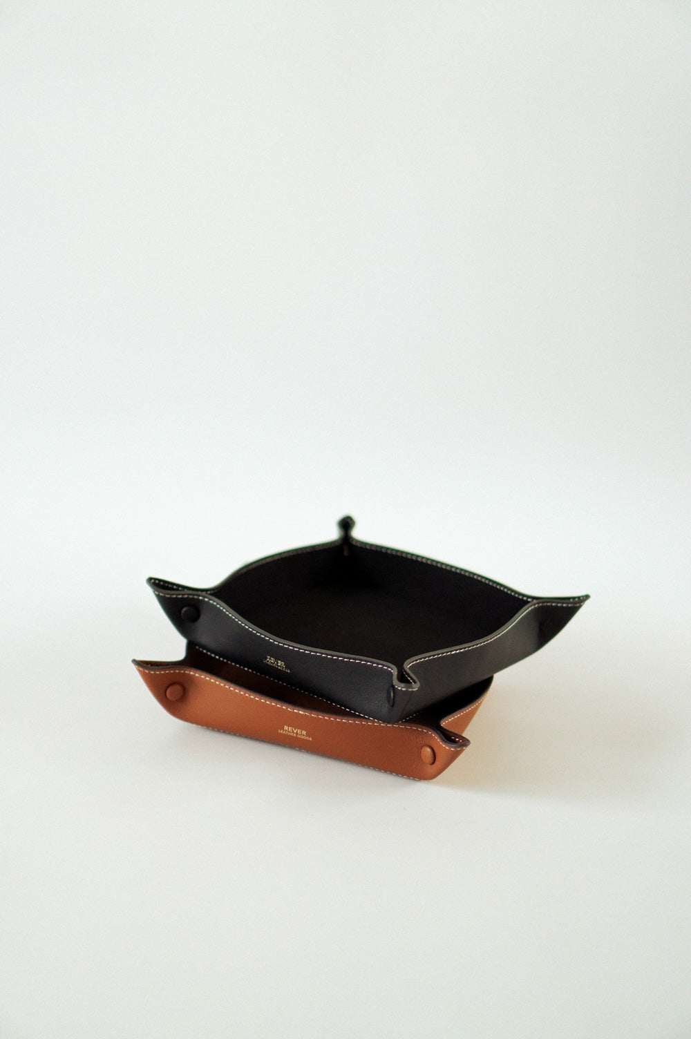 Alfred Large Valet Tray Duo in Maple & Truffle Personalised Gifts Singapore