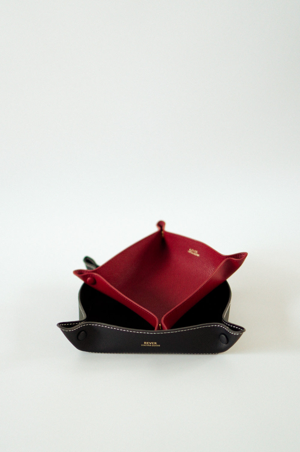 Alfred Medium & Large Valet Tray in Red & Truffle Customised Gifts Singapore