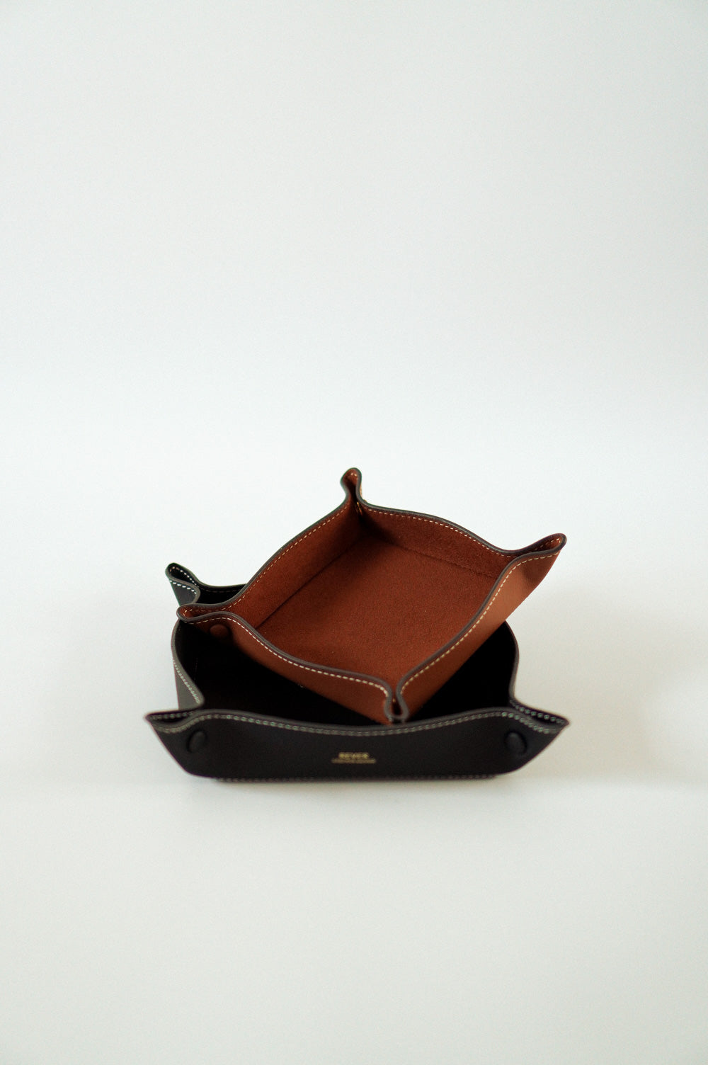 Alfred Medium & Large Valet Tray in Maple & Truffle Customised Gifts Singapore