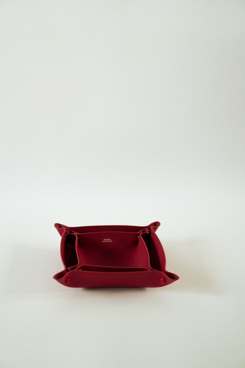 Alfred Medium & Large Valet Tray in Red Personalised Gift Set Singapore