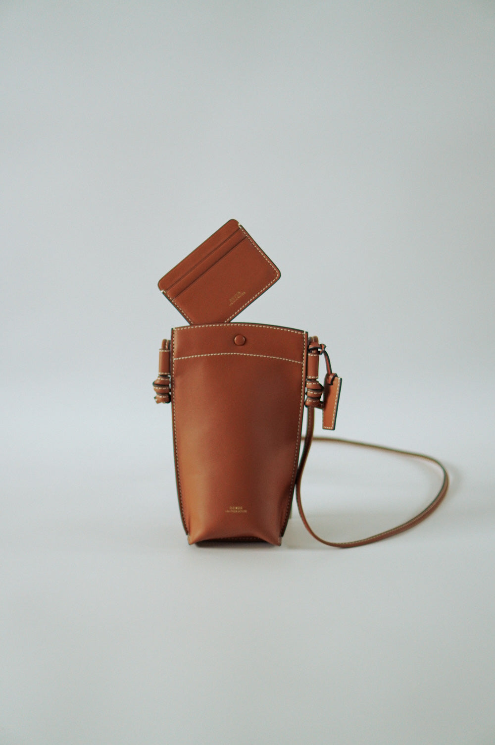Rubin Phone Bag in Maple & Biggins Slim Card Holder in Maple Personalised Gifts Singapore