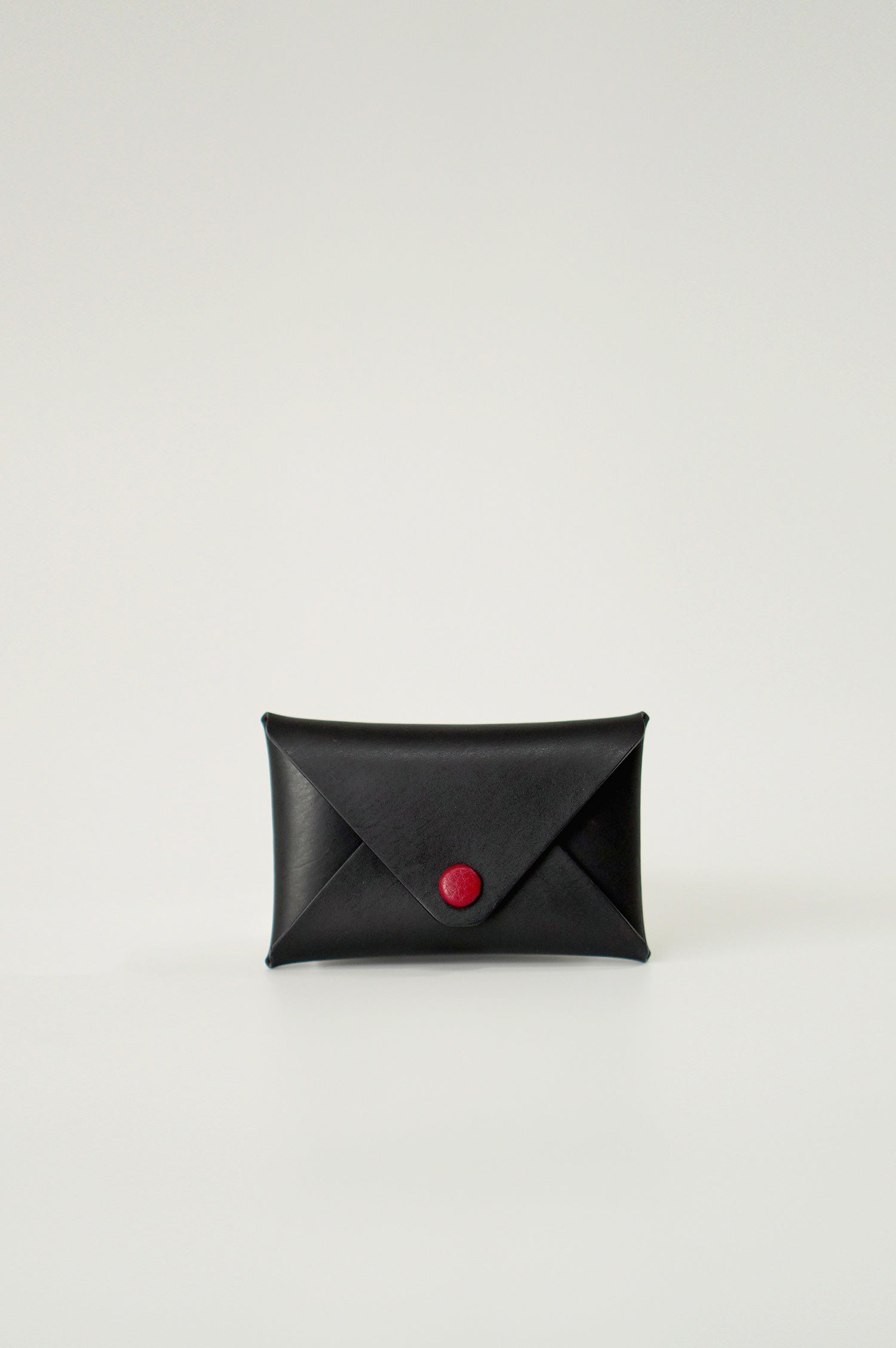 Warren Card Holder in Noir Rouge