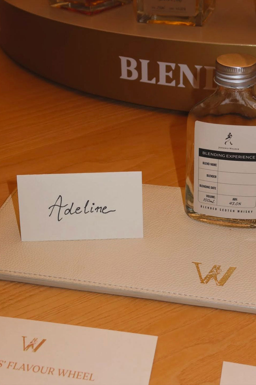 Johnnie Walker Leather Whiskey Tasting Mat - Rever customised corporate gifts