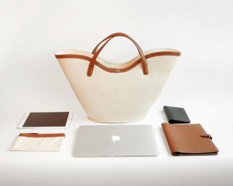 Blooming Capacity: What Can Fit in the Tulip Tote Bag? - Rever Leather Goods