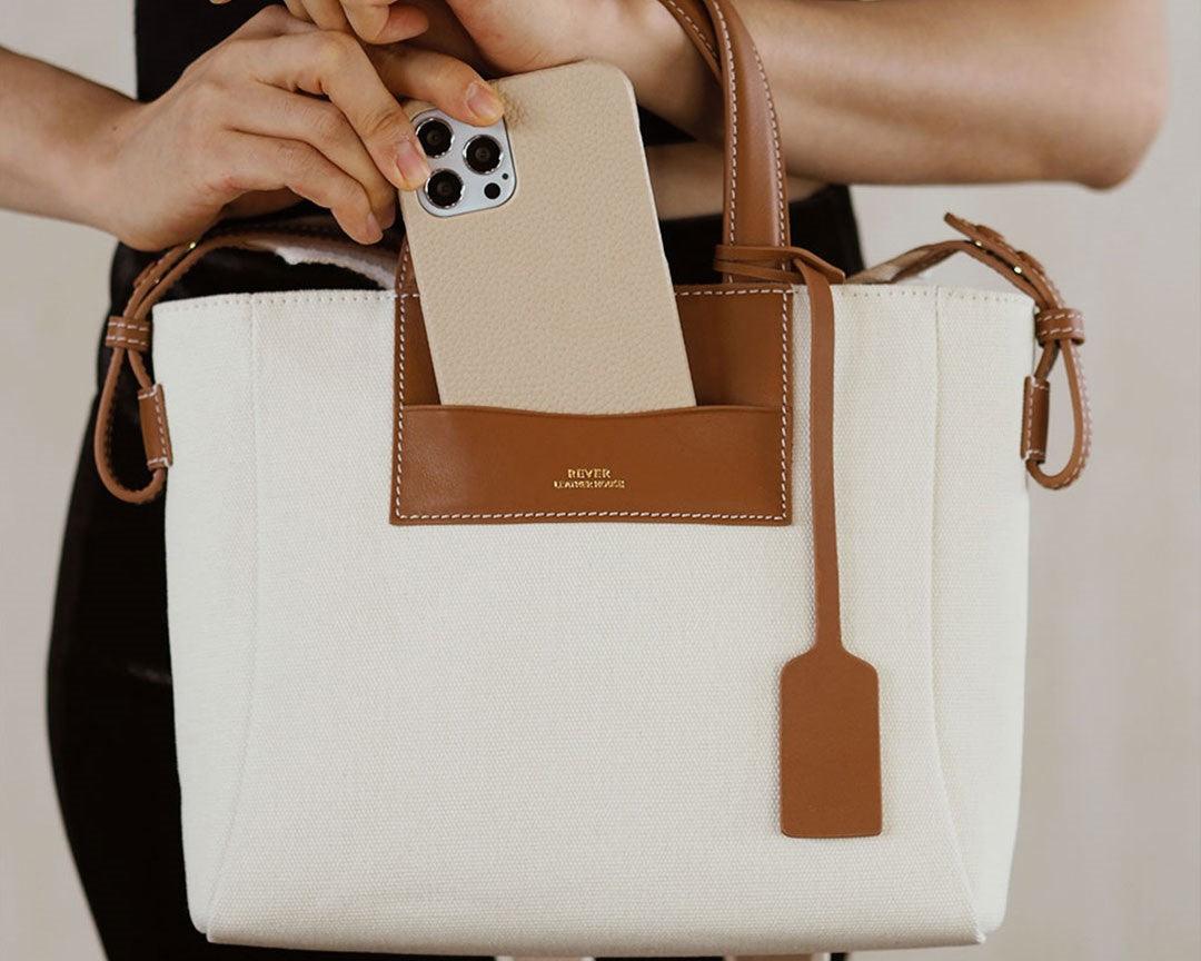 Daley Mini Tote Bag: The Perfect Small Bag and Weekend Companion - Rever Leather Goods