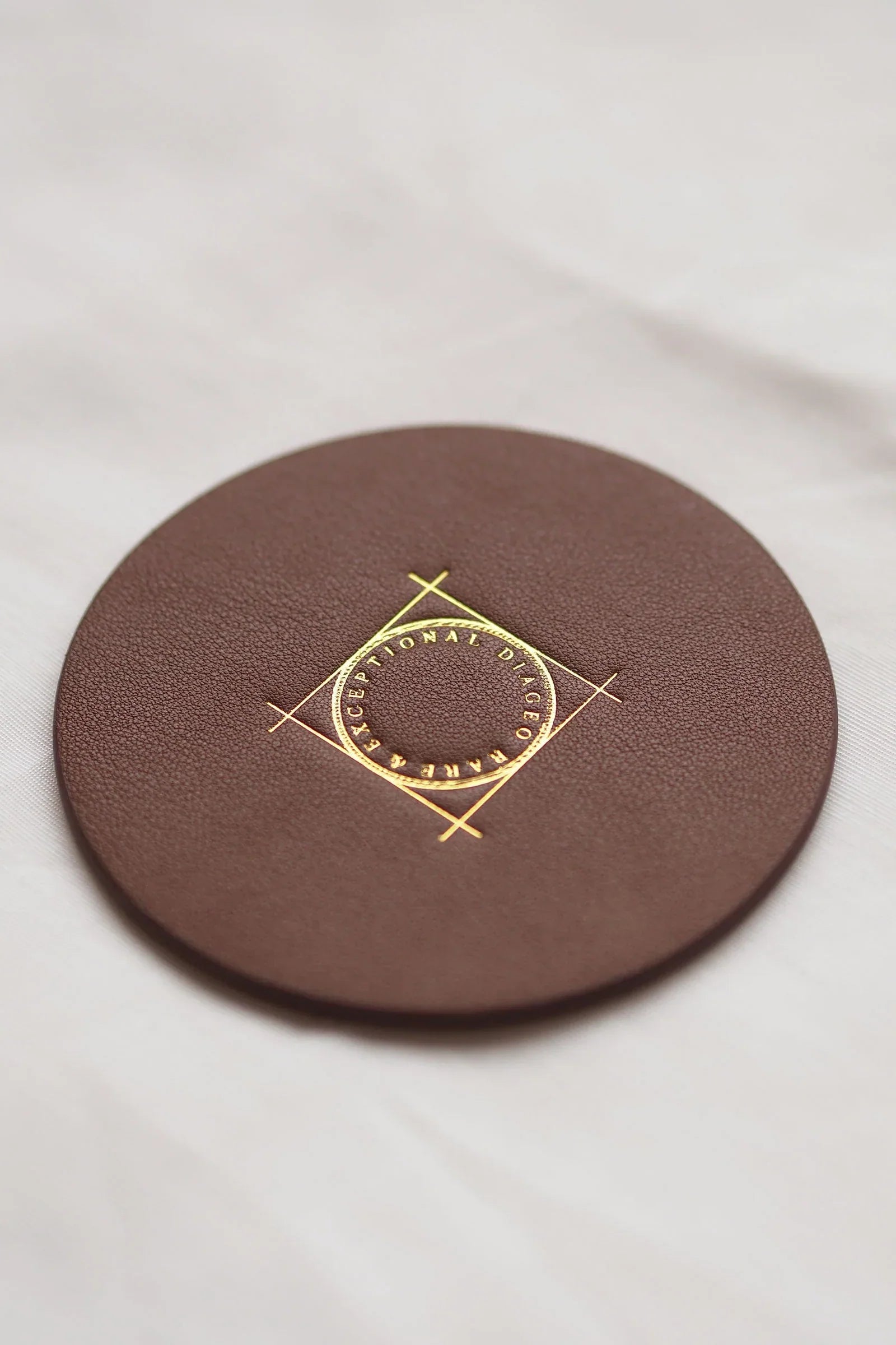 Diageo Leather Coasters - Rever customised corporate gifts