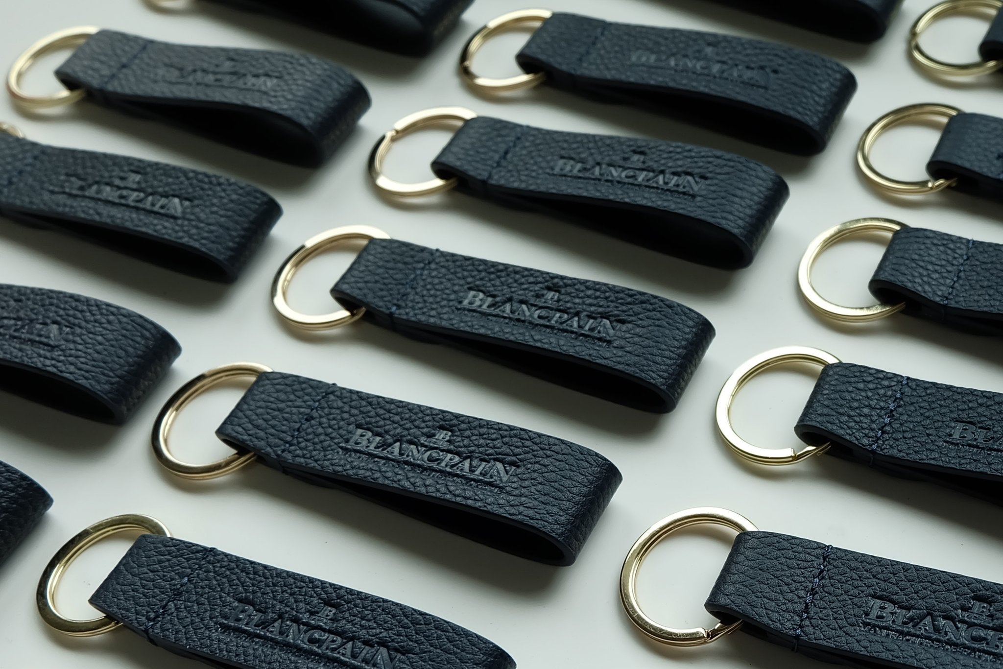 custom leather product that has brand representation