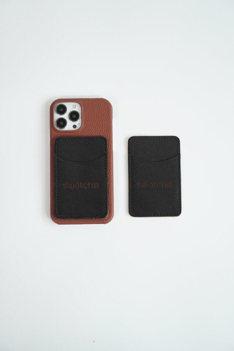 Swatch Group Leather Phone Card Holder - Rever customised corporate gifts