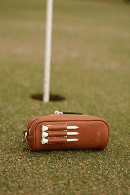 Personalised Golf Ball and Tee Holder, Birdie Putt