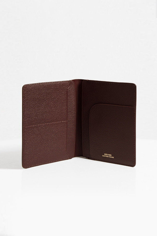 Henry Passport Wallet in Burgundy