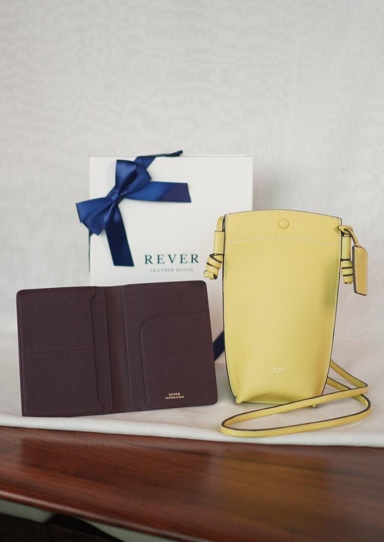 phone-bag-lemon-passport-wallet-burgundy-gift-set