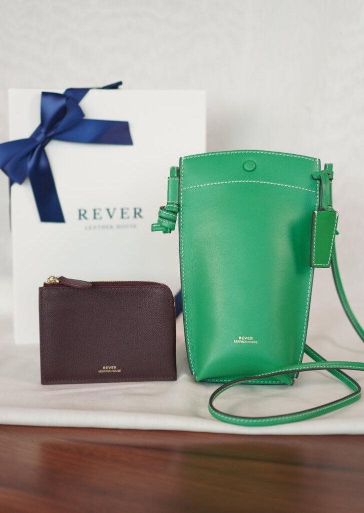 phone-bag-grass-zip-wallet-burgundy-gift-set