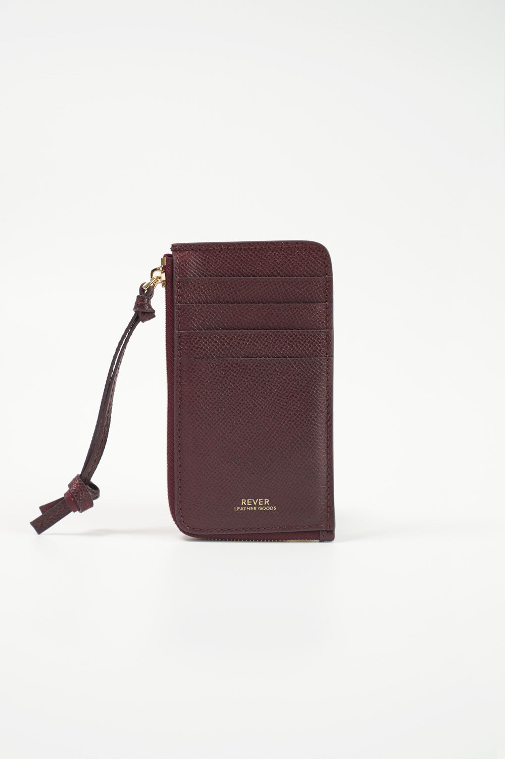Eloise Card Zip Wallet in Bordeaux