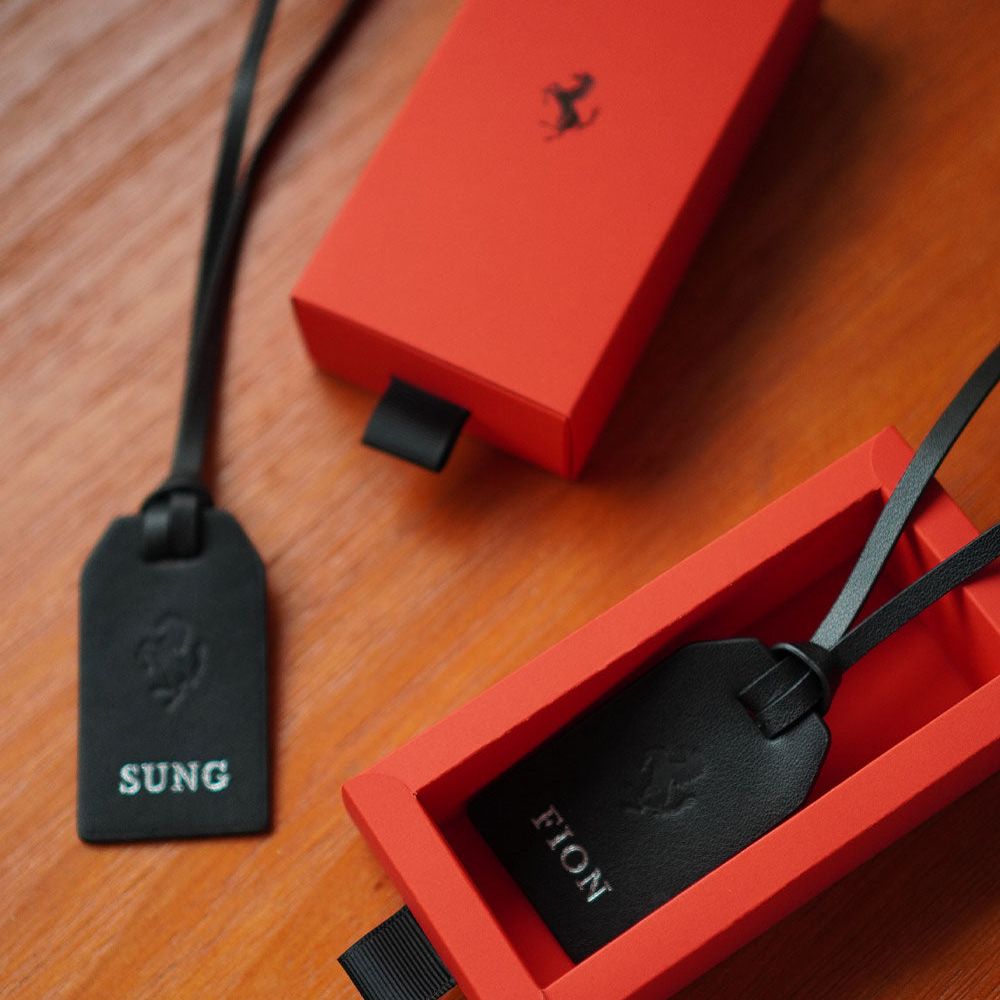 Customised Hang Tag Corporate Gift for Ferrari