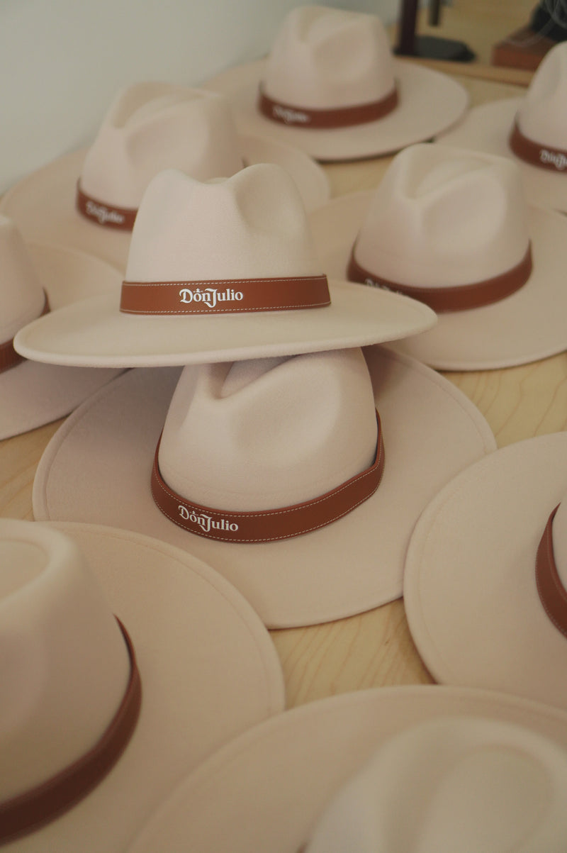 Corporate gift for Don Julio, customised hats